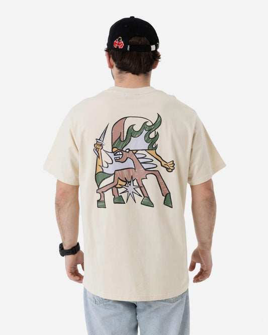 HORSICA T-SHIRT - BEIGE