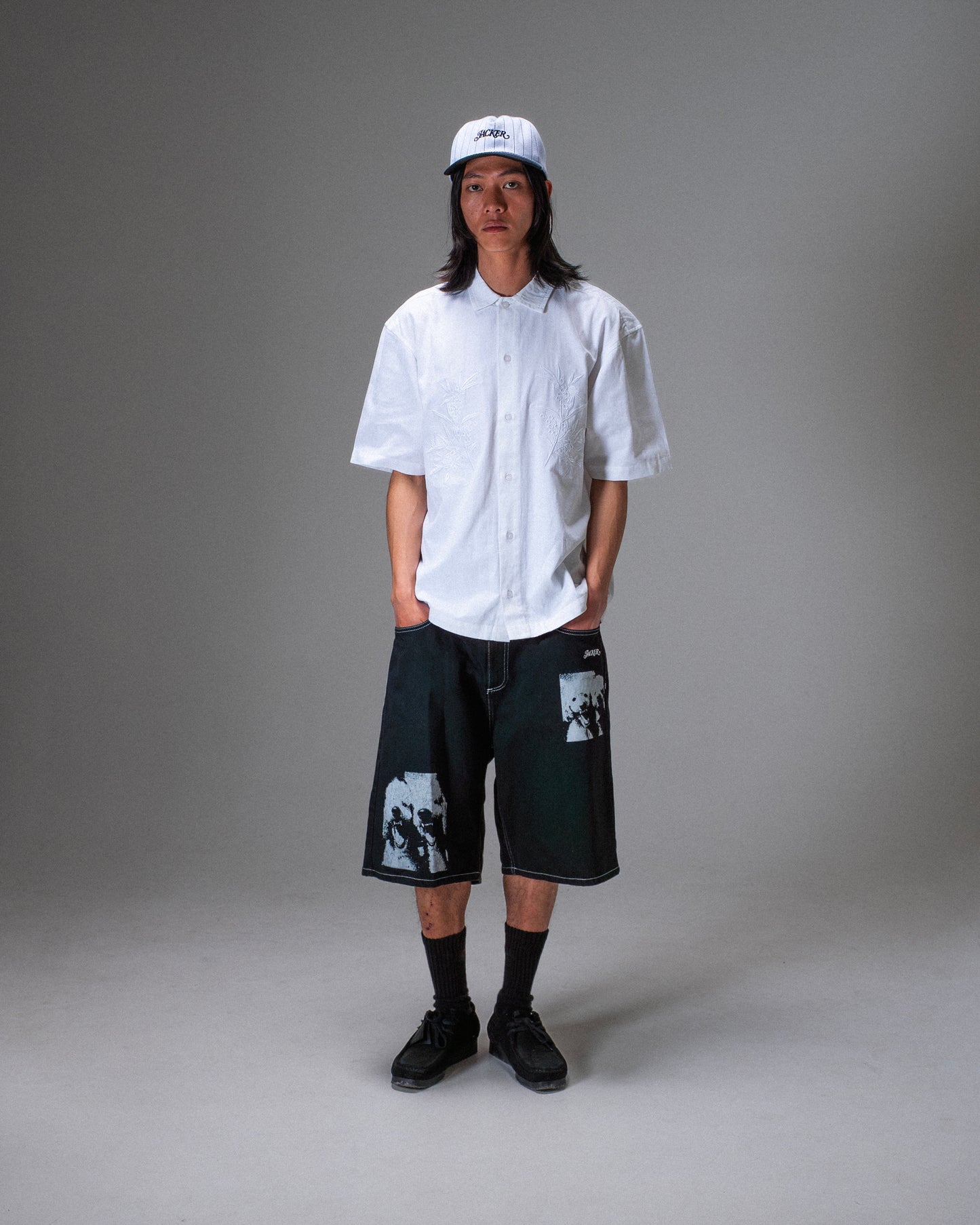 OLIVE SHIRT WHITE