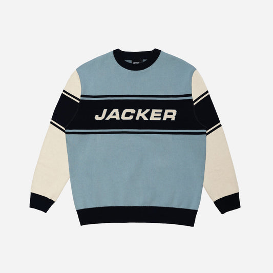 OLYMPICO KNIT CREWNECK - BLUE