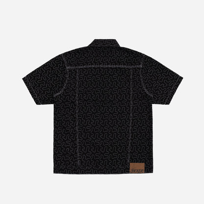 Camicia di jeans ONELINE - Nera