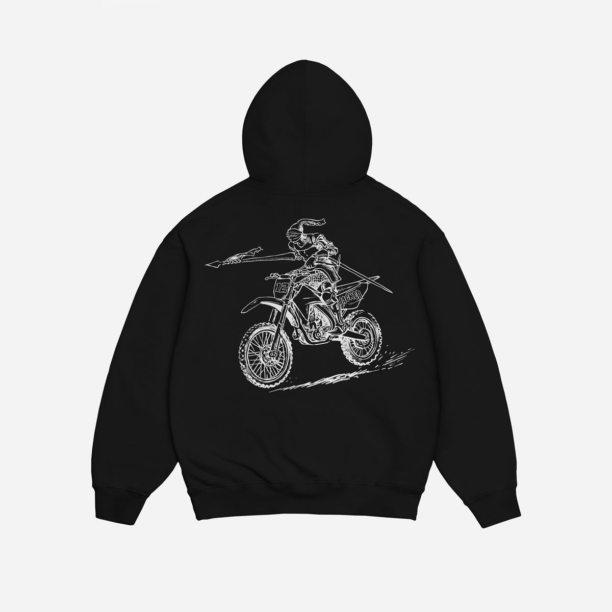 O'CLOCK BOYS Kapuzenpullover SCHWARZ