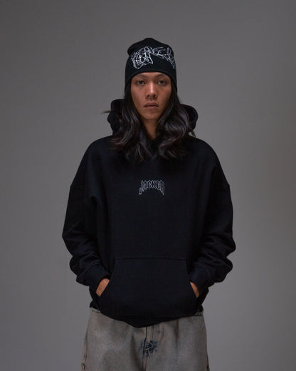 O'CLOCK BOYS Kapuzenpullover SCHWARZ