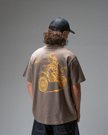 O'CLOCK BOYS  T-SHIRT BROWN