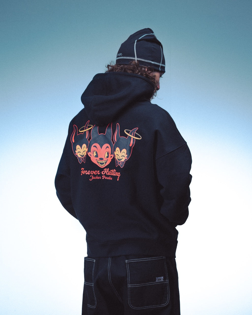 PARADISE HOODIE - BLACK