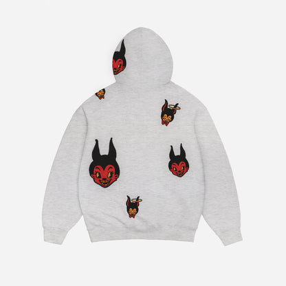 PARADISE HOODIE - HEATHER GREY