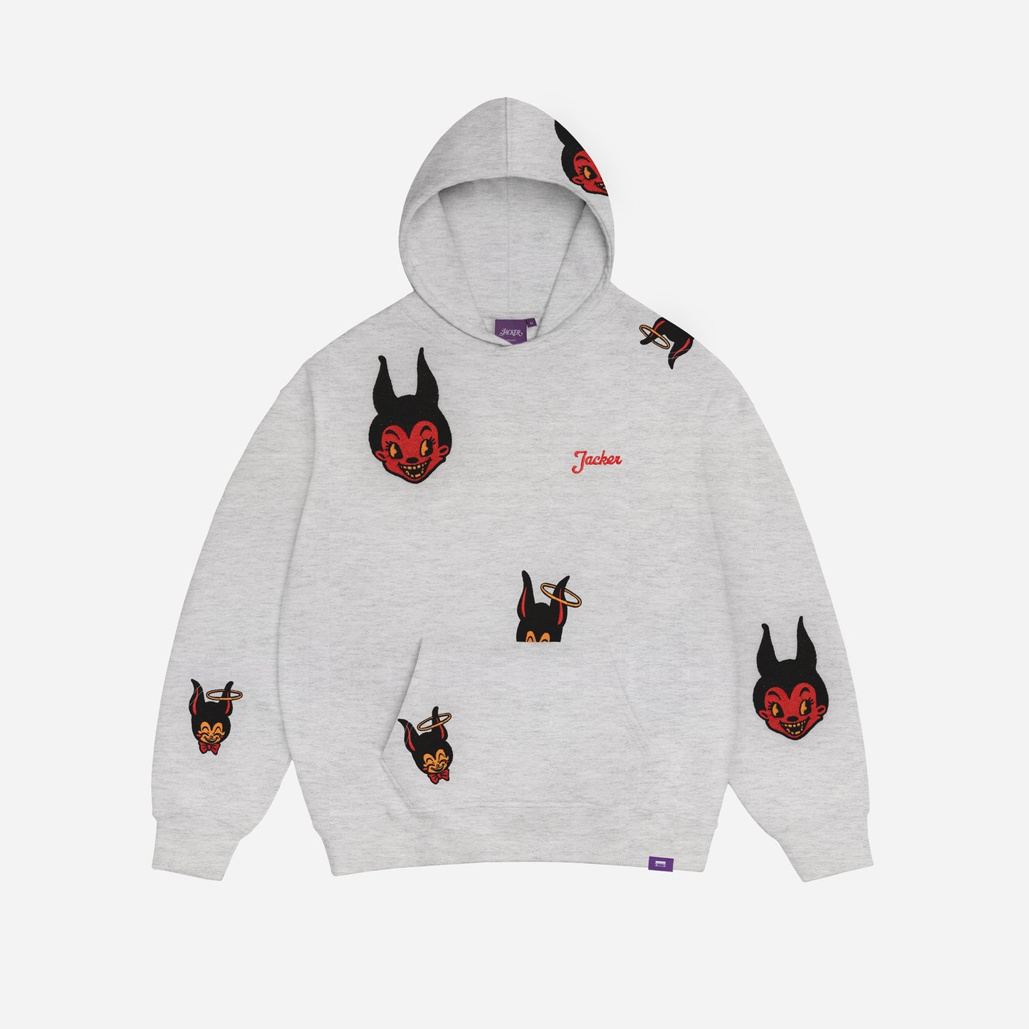 PARADISE HOODIE - HEATHER GREY