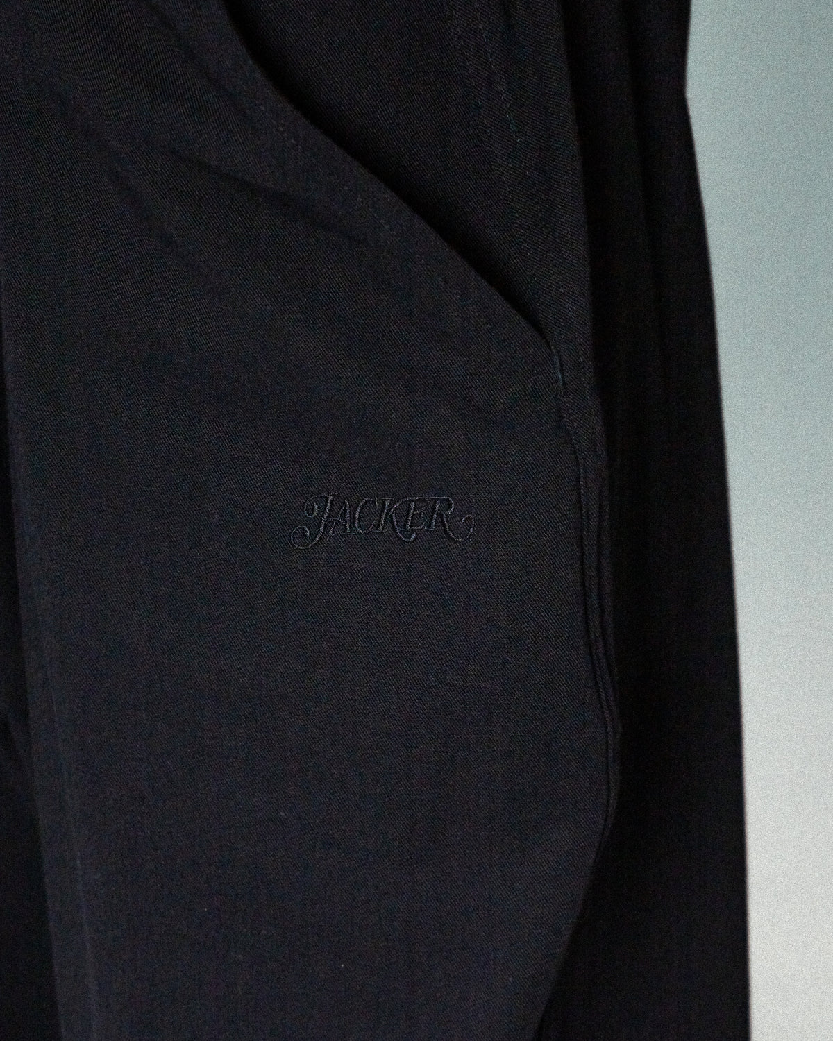 PLEATED BAGGY PANT BLACK