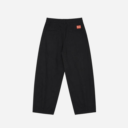 PLEATED BAGGY PANT BLACK