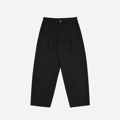 PLEATED BAGGY PANT BLACK