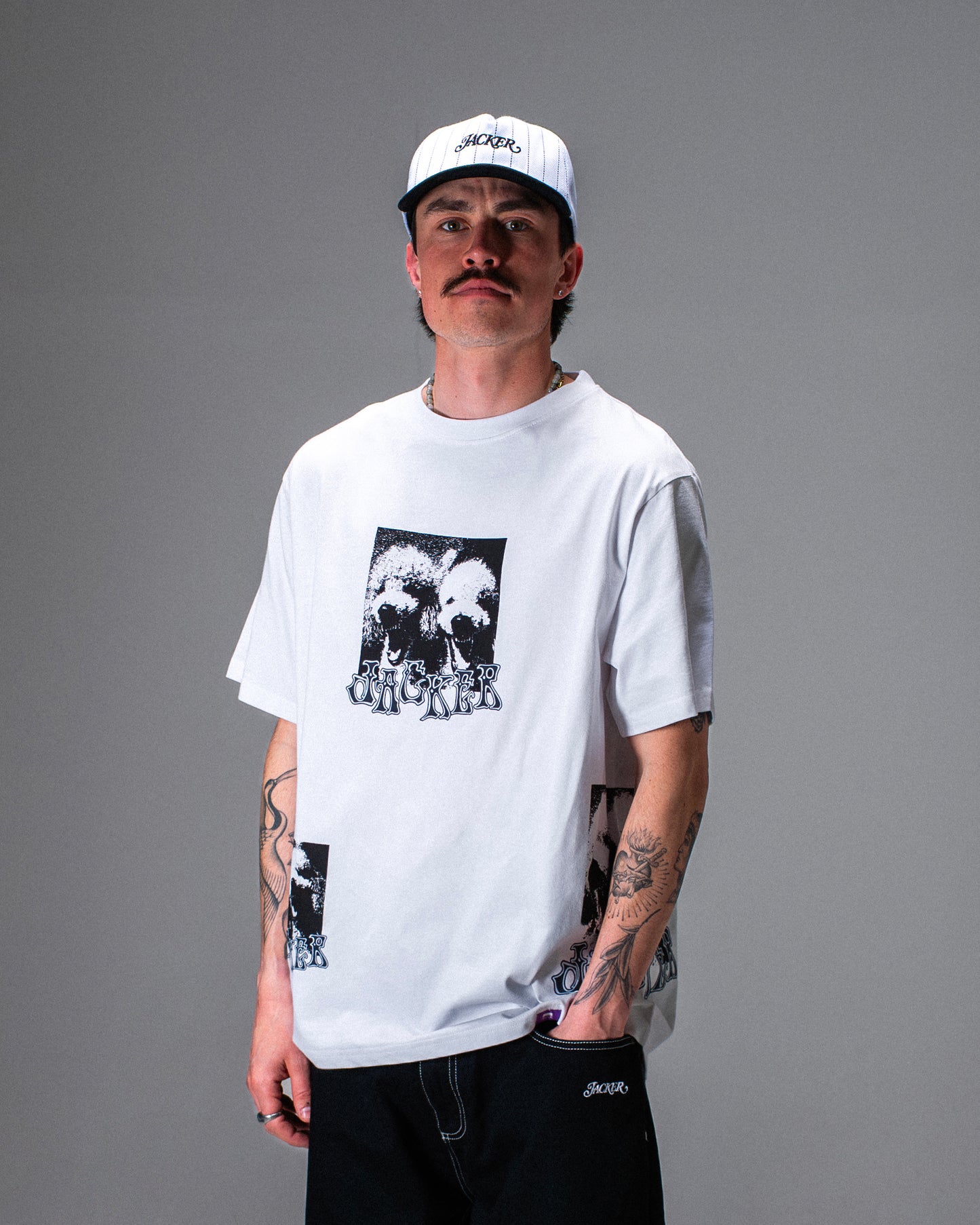 POODLE PALS T-SHIRT WHITE