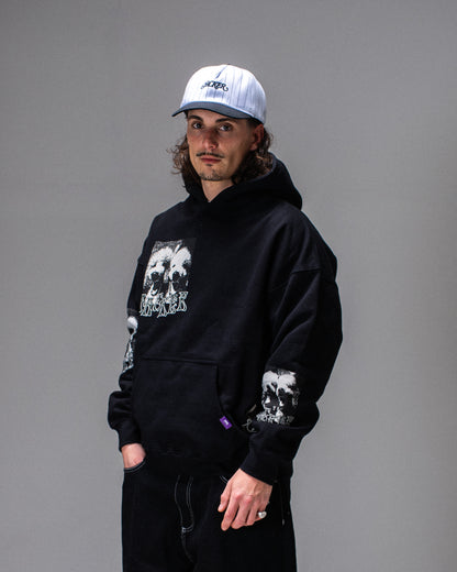 POODLES PALS HOODIE BLACK