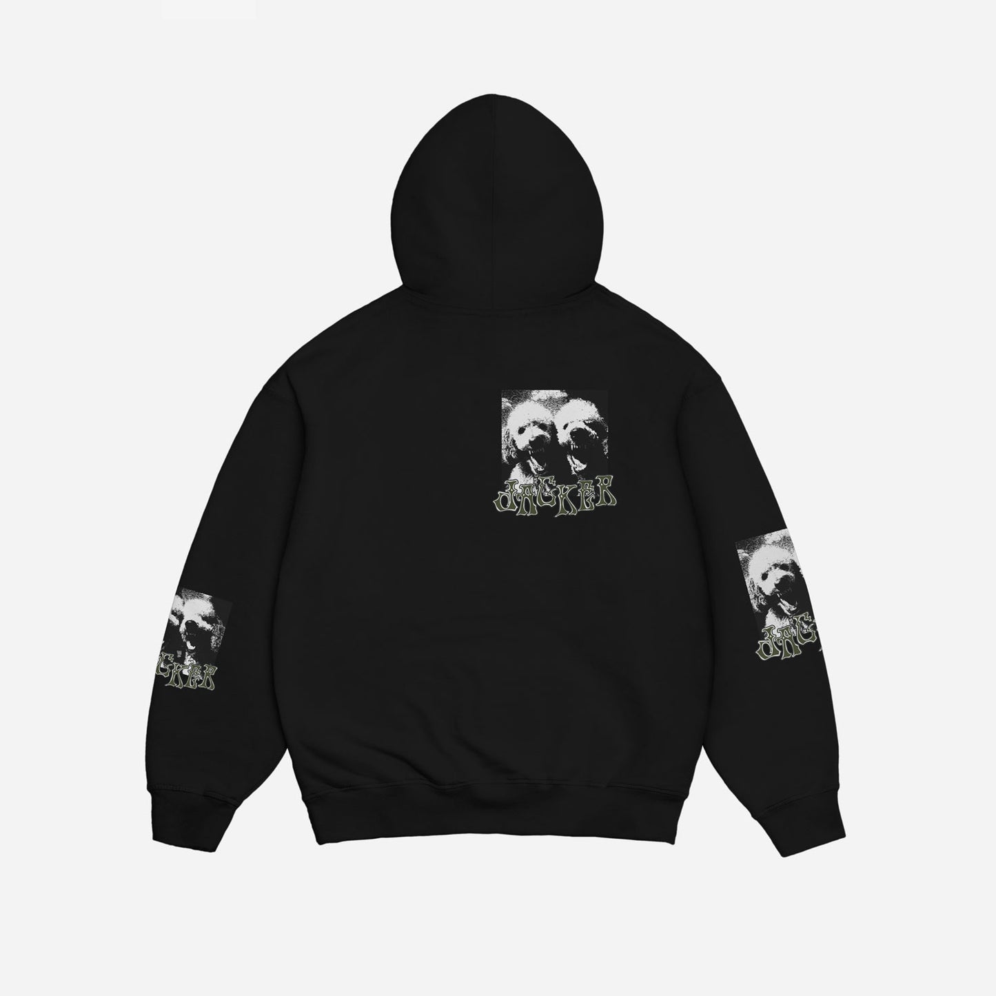 POODLES PALS HOODIE BLACK