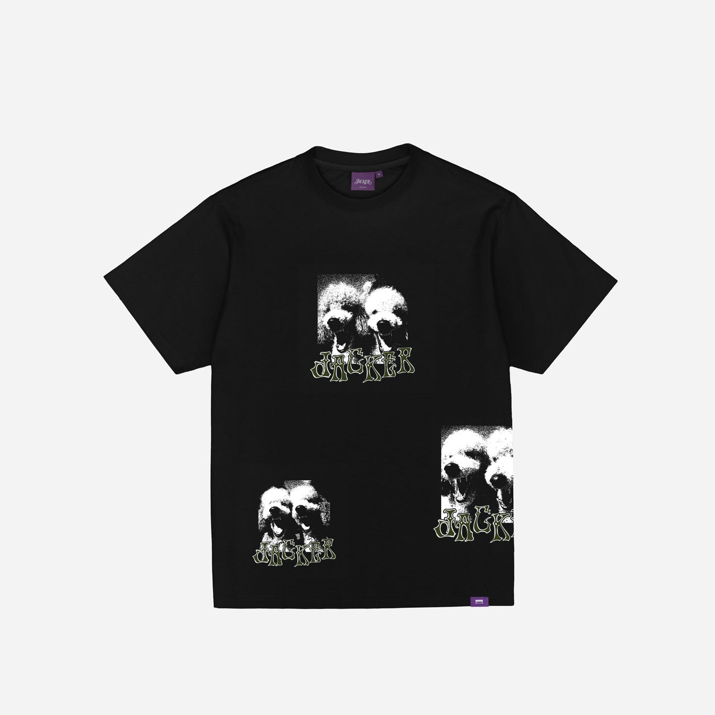 POODLE PALS T-SHIRT BLACK
