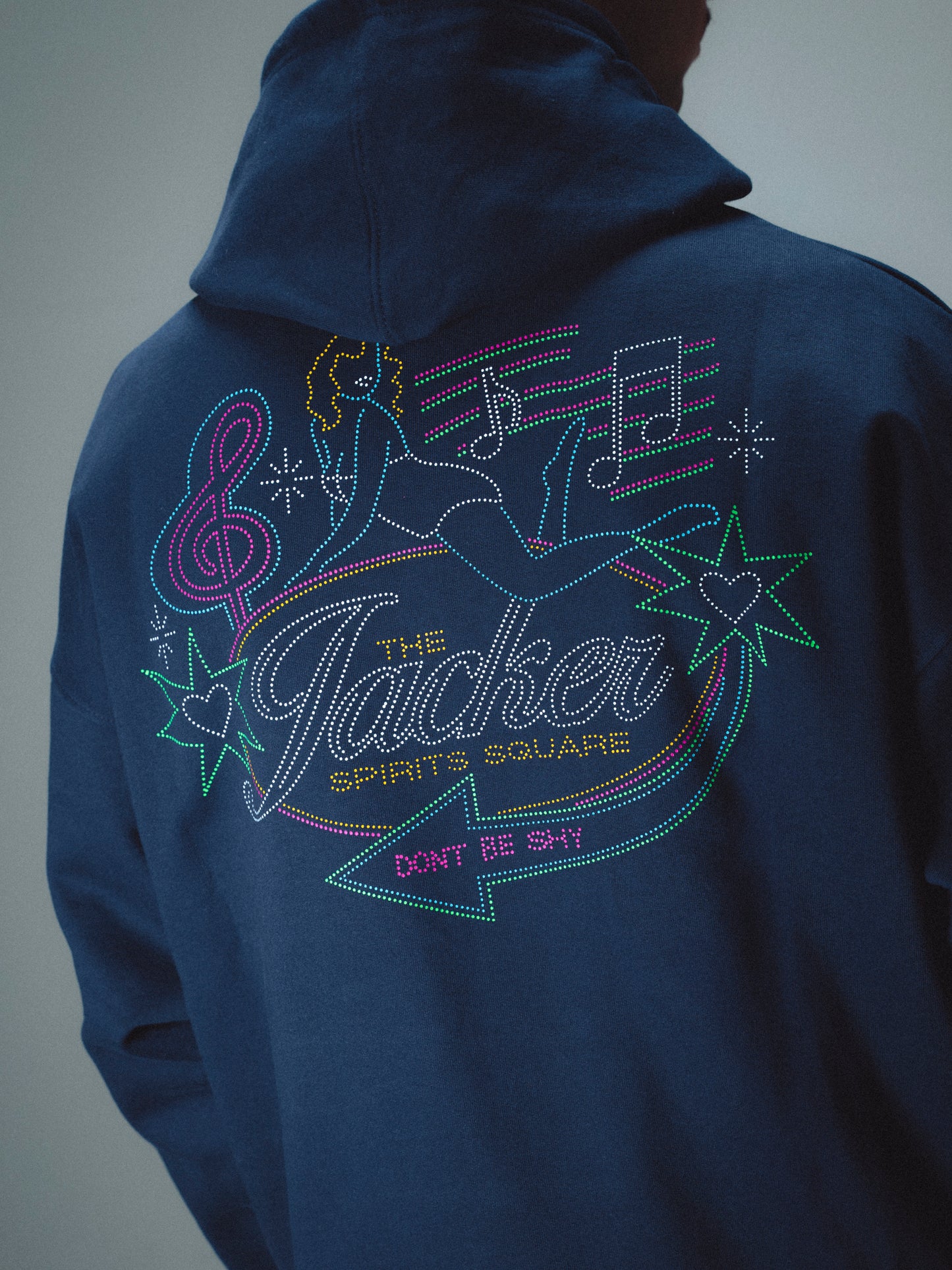 DON'T BE SHY HOODIE - NAVY