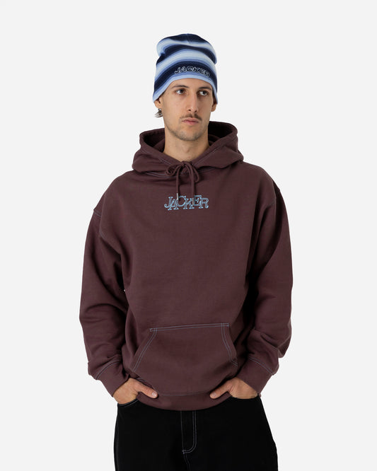 MOLETOM COM CAPUZ SELECT CONTRASTE - ROXO