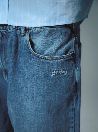 FEARLESS DENIM BAGGY PANT - BLUE