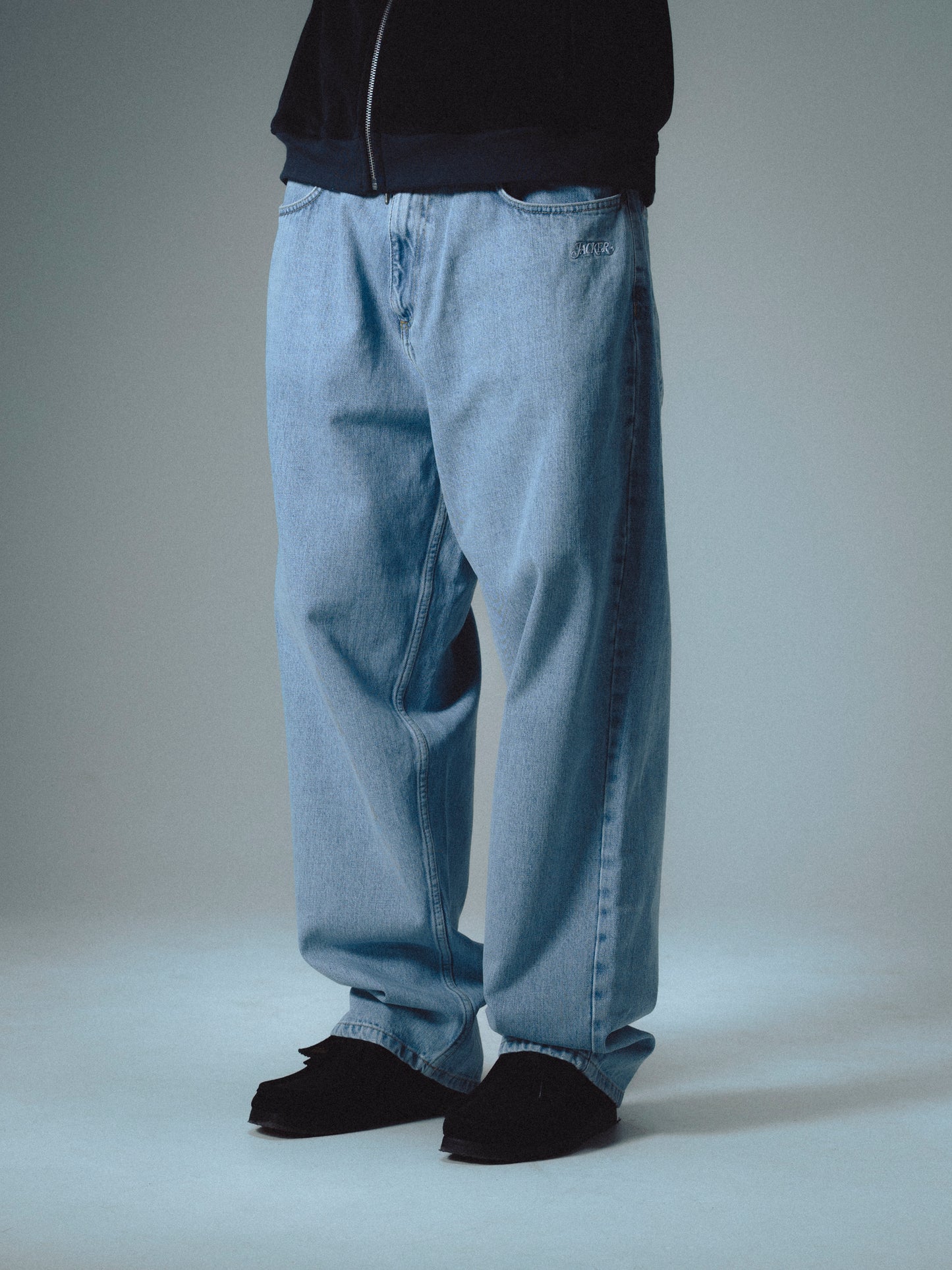 CLASSIC DENIM BAGGY PANT - LIGHT BLUE