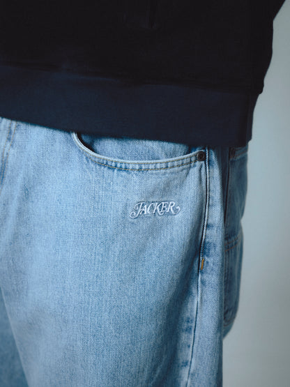 CLASSIC DENIM BAGGY PANT - LIGHT BLUE