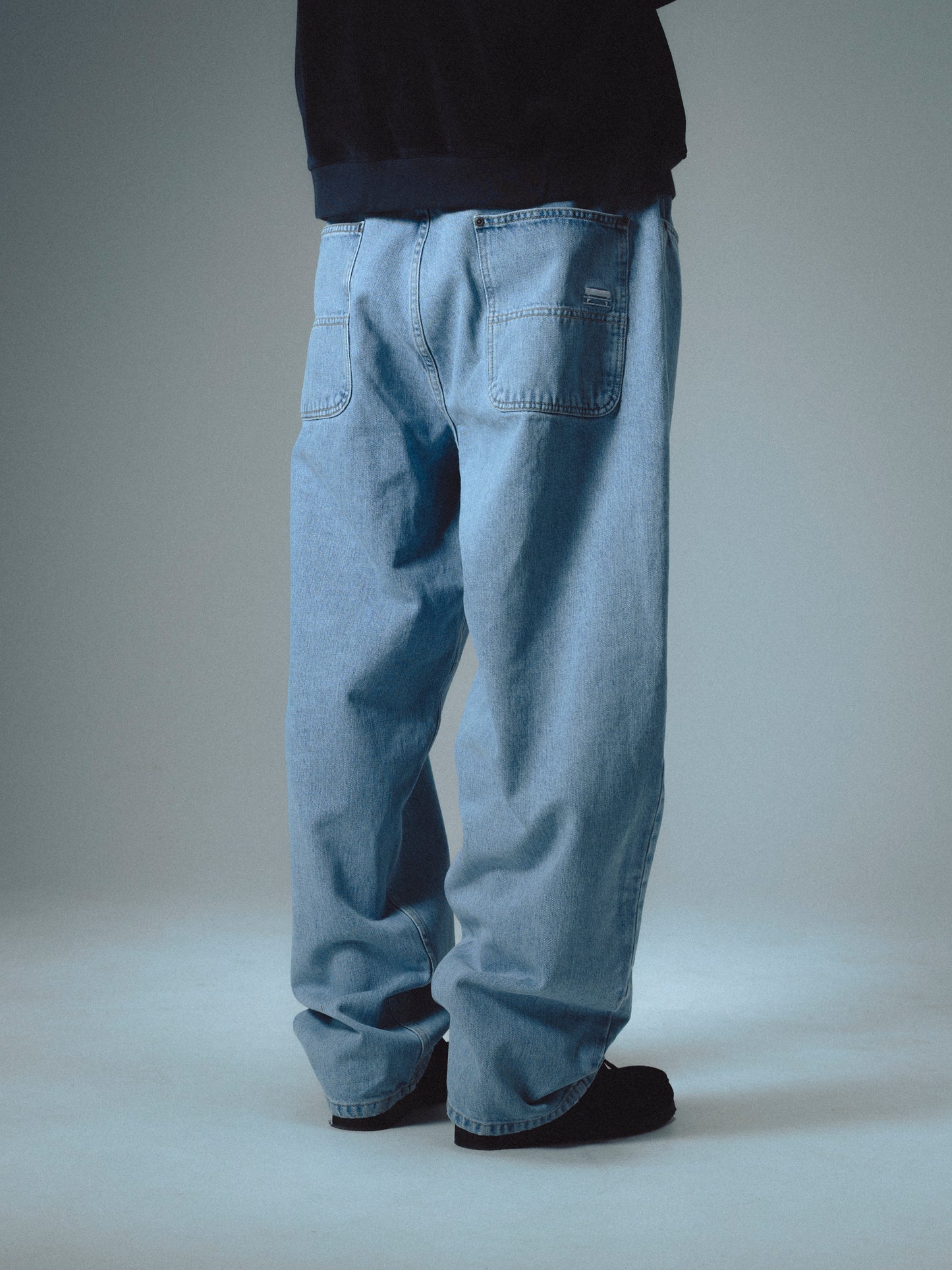 CLASSIC DENIM BAGGY PANT - LIGHT BLUE