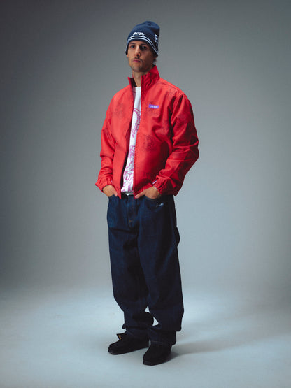 KAREN RIPSTOP NYLON JACKET - RED