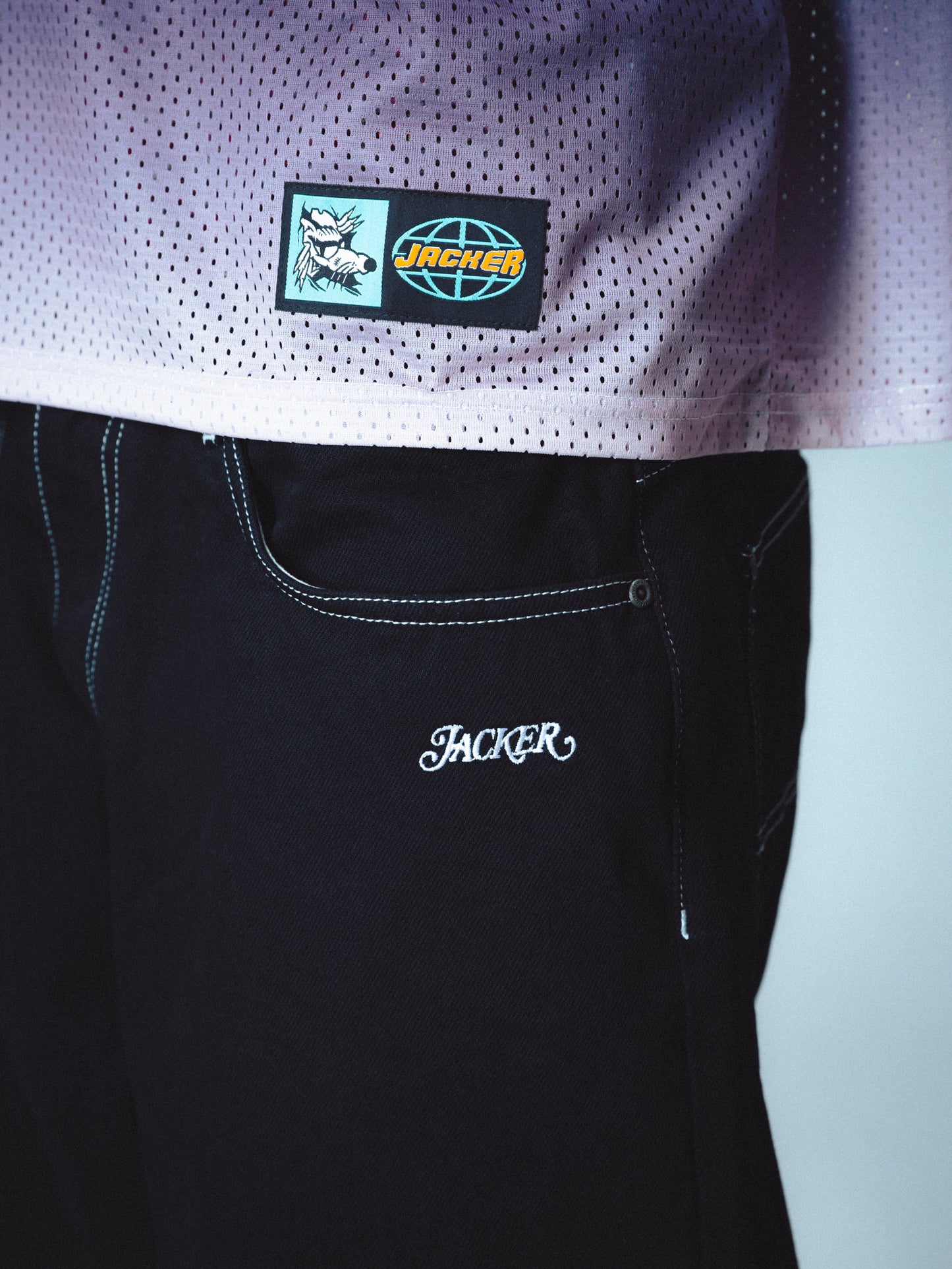 CLASSIC DENIM BAGGY PANT - BLACK