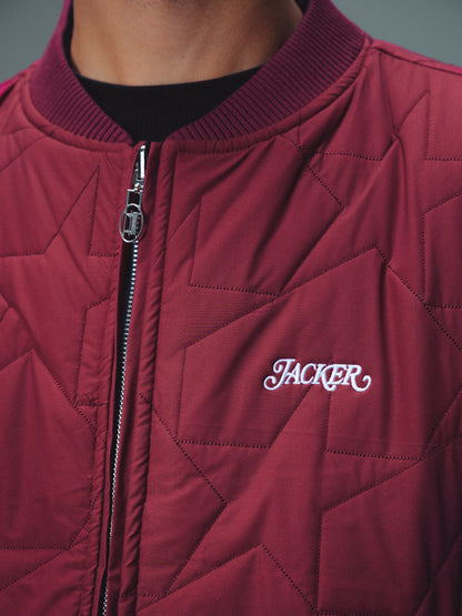 REVERSIBLE SLEEVELESS JACKET - NAVY & RED
