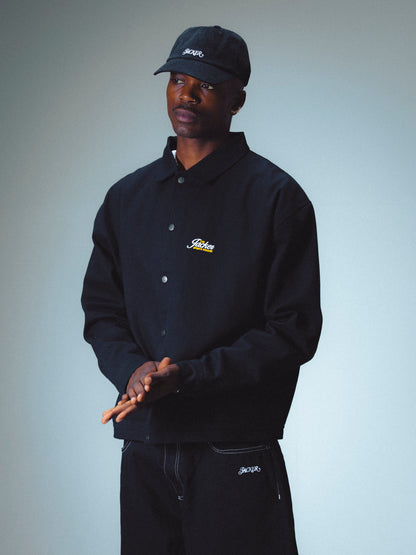 DON’T BE SHY COACH JACKET - BLACK
