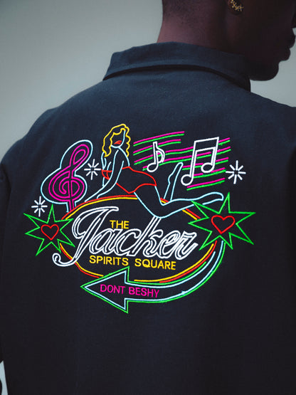 DON’T BE SHY COACH JACKET - BLACK