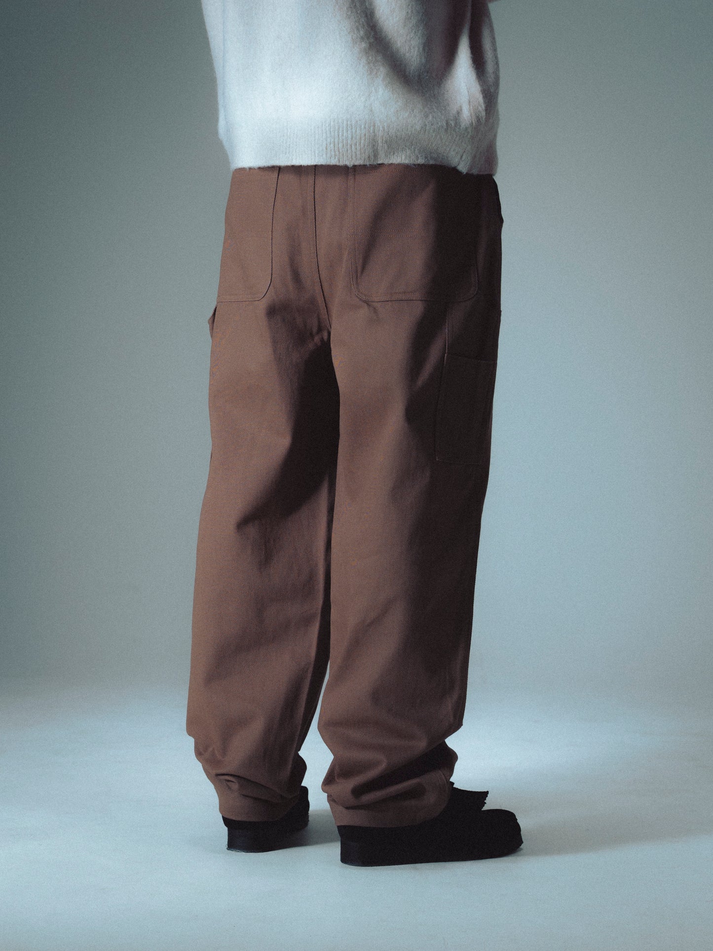 CARPENTER DOUBE KNEE PANT - BROWN
