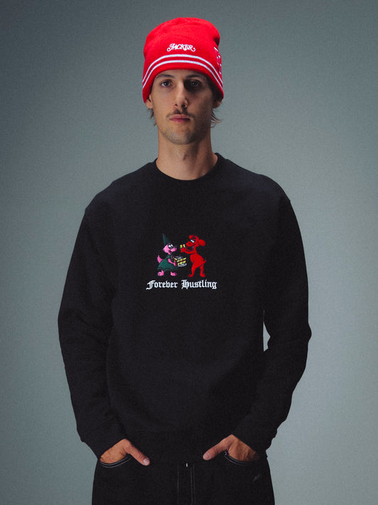 BON APPETIT CREWNECK - BLACK