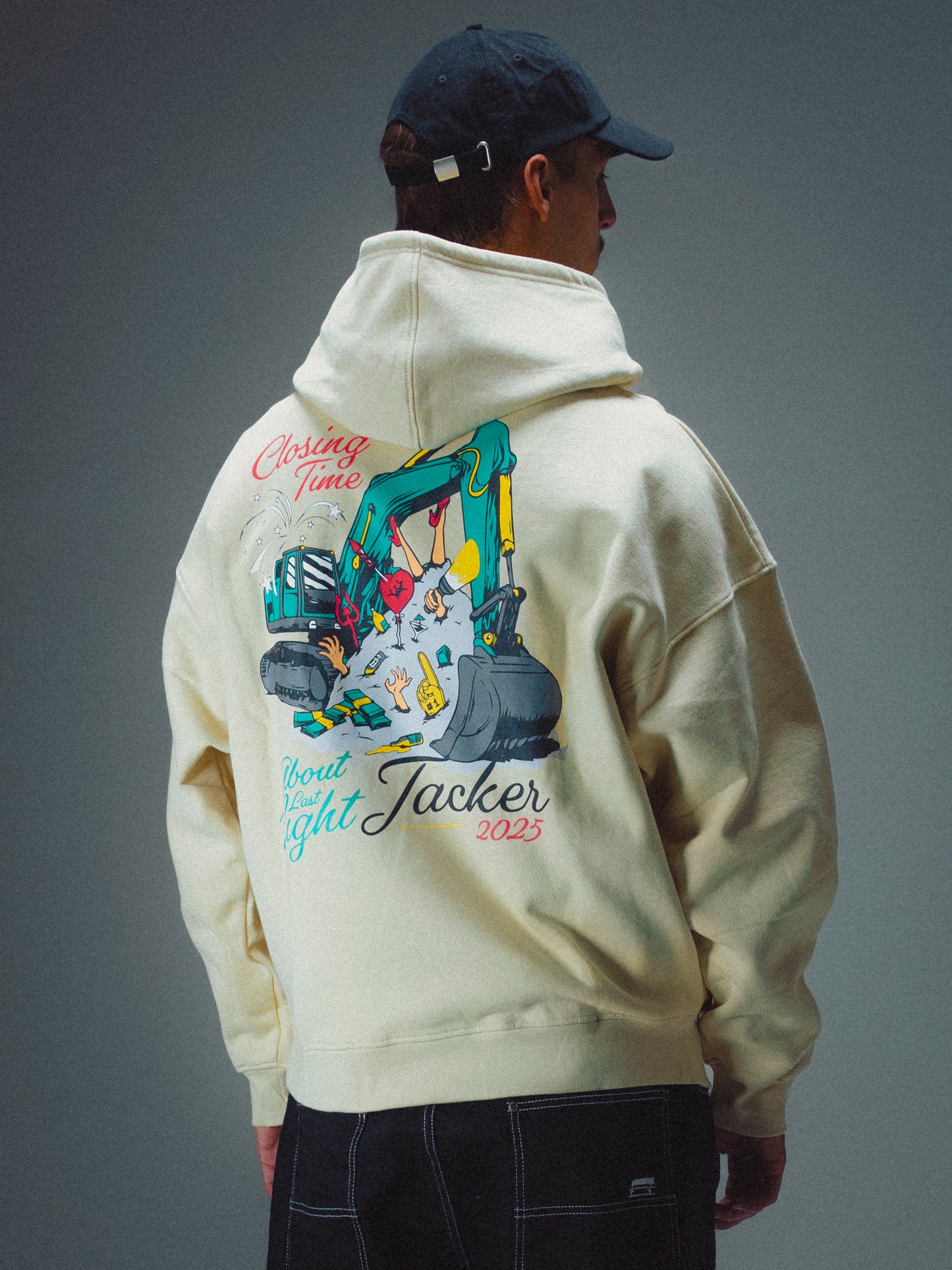 CLOSING TIME HOODIE - BEIGE