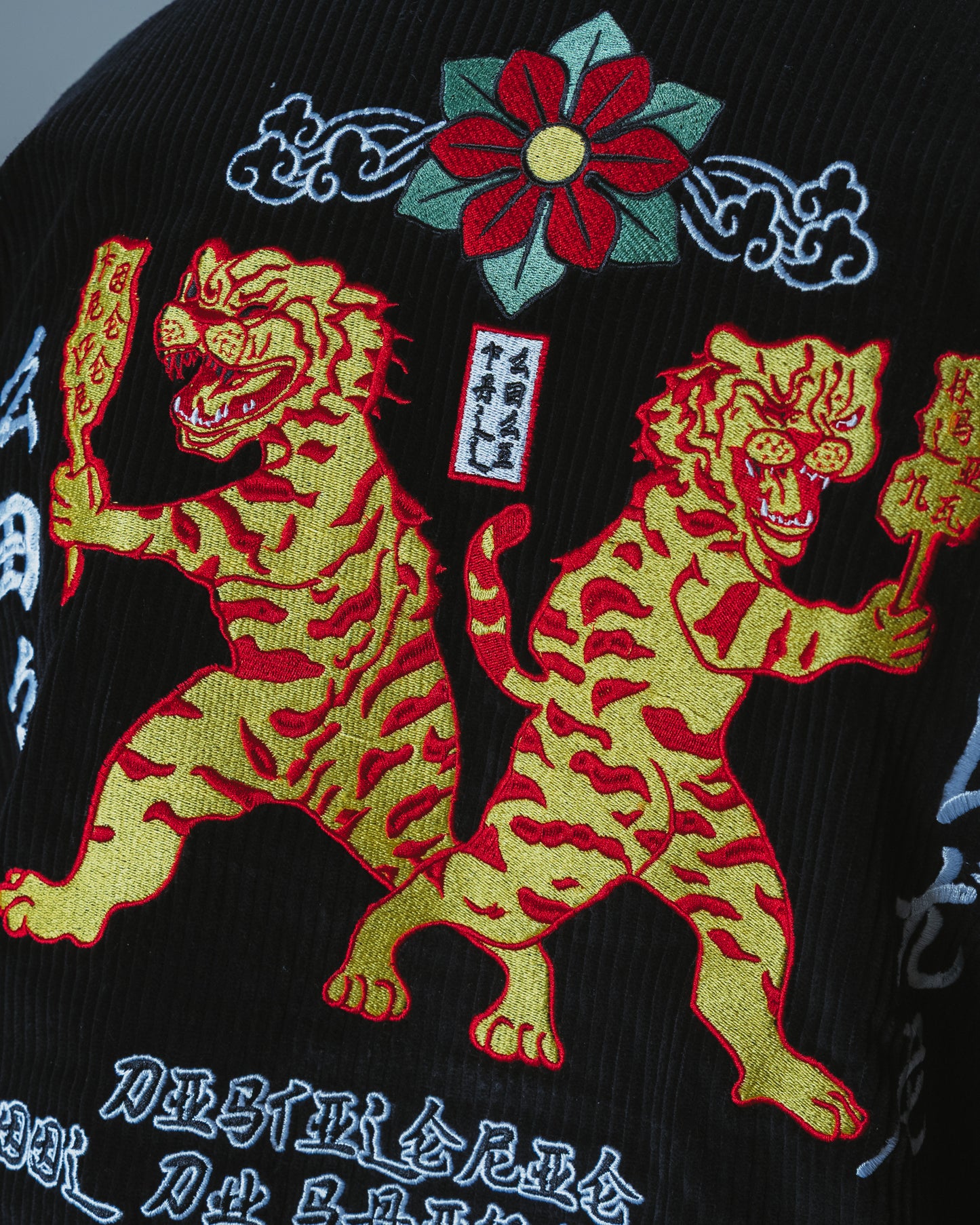 BAIJU CORDUROY OVERSHIRT SHIRT - BLACK