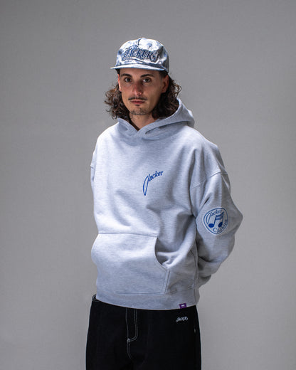 RECORDS HOODIE HEATHER GREY