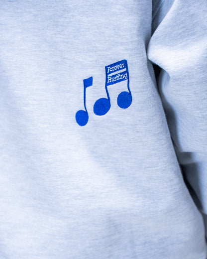 RECORDS HOODIE HEATHER GREY