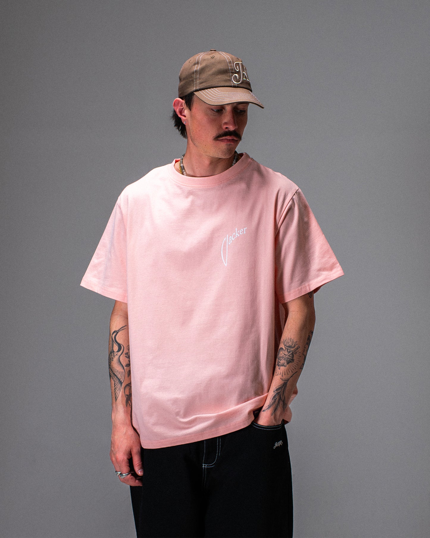 RECORDS T-SHIRT PINK