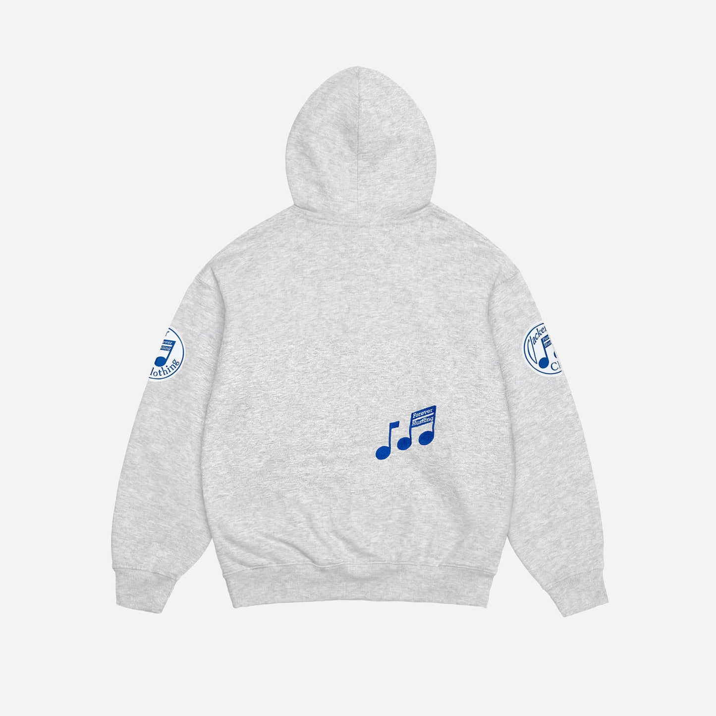 RECORDS HOODIE HEATHER GREY