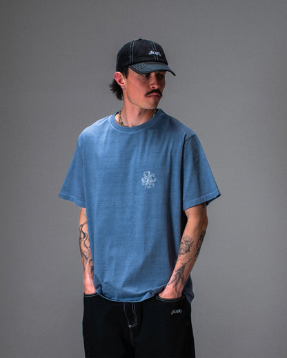 RED CLOVER T-SHIRT BLUE