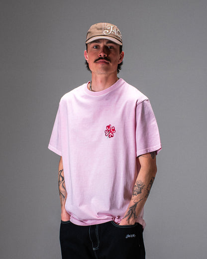 RED CLOVER T-SHIRT PINK