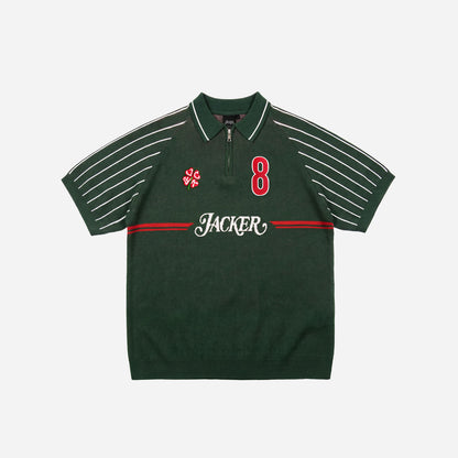 RED CLOVER POLO KNIT