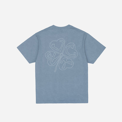 RED CLOVER T-SHIRT BLUE