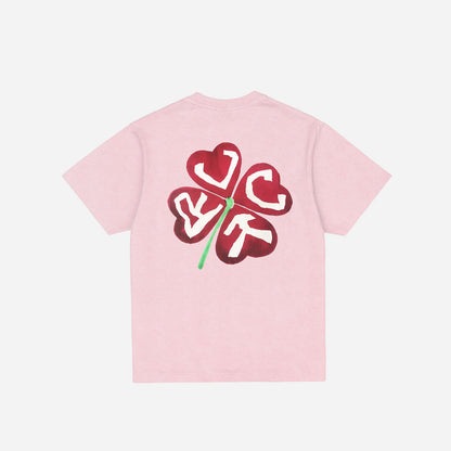 RED CLOVER T-SHIRT PINK