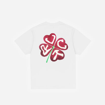 RED CLOVER T-SHIRT WHITE