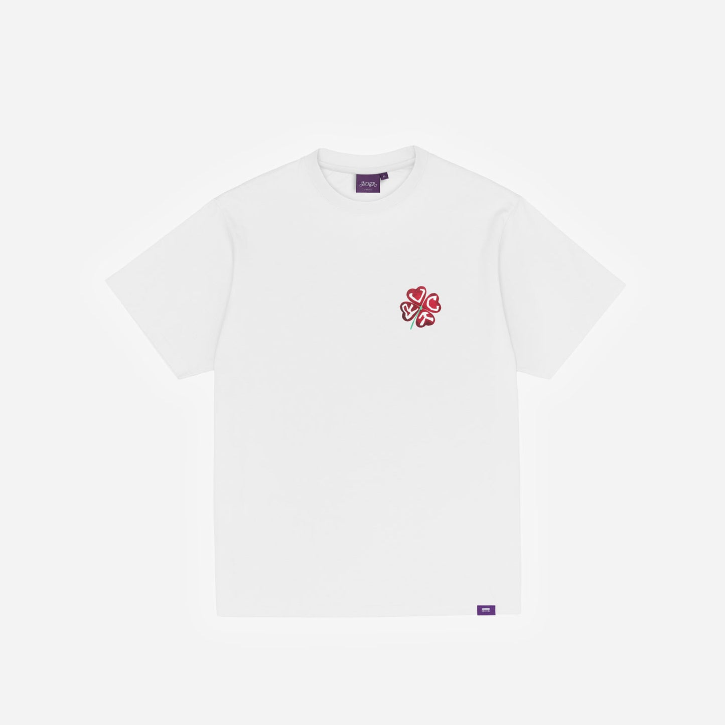 RED CLOVER T-SHIRT WHITE