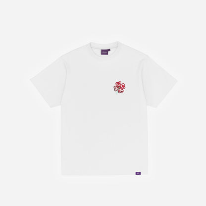 RED CLOVER T-SHIRT WHITE