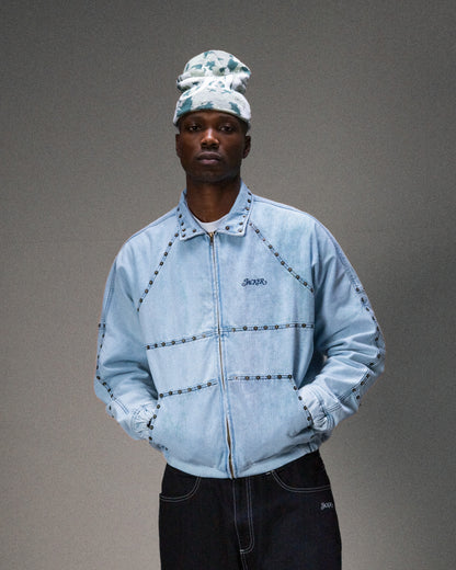 RIVET DENIM JACKET BLUE