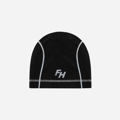RUNNER BEANIE FOREVER HUSTLING - BLACK