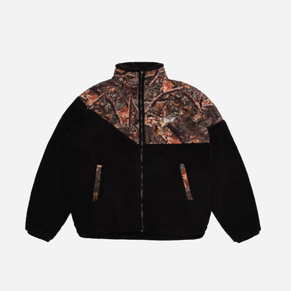 OOTS SHERPA JACKET - BLACK & AOP