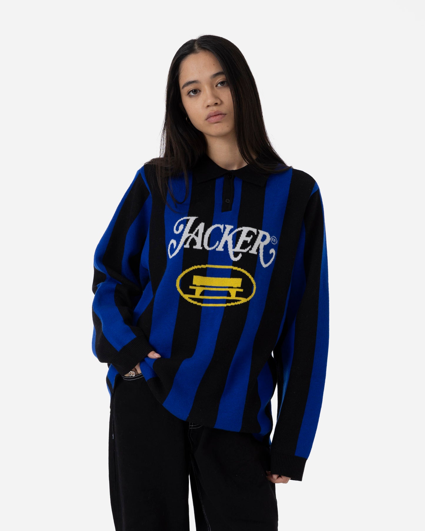 POLO TRICOT MEAZZA - AZUL