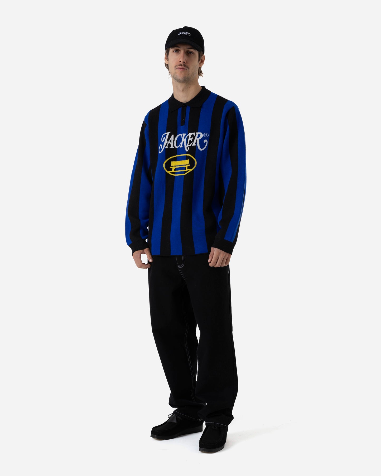 POLO TRICOT MEAZZA - AZUL