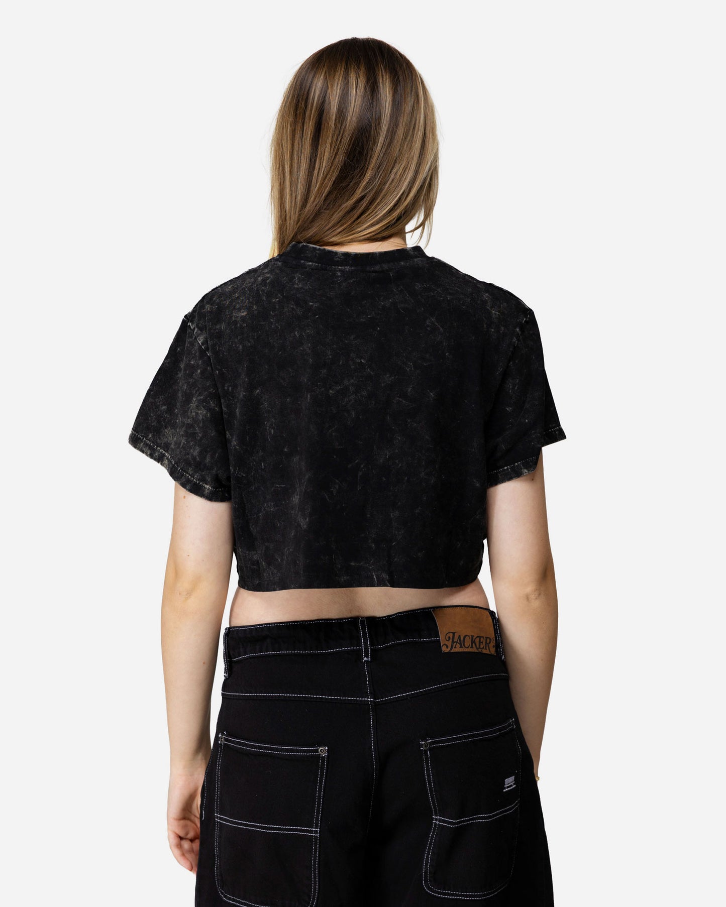 TOP CORTO LAVADO INFERNO - NEGRO